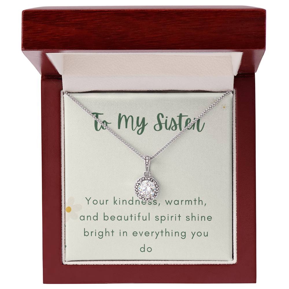 To My Sister Eternal Hope Necklace