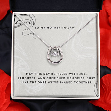 To My Mother-in -Law Lucky In Love Necklace