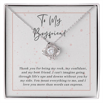 To My Wife Love Knot Necklace